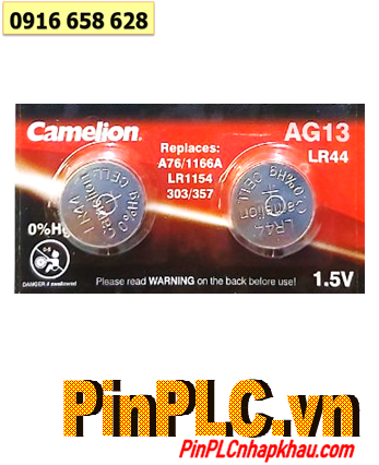 Camelion AG13, Pin cúc áo 1.55v Alkaline Camelion AG13 chính hãng 